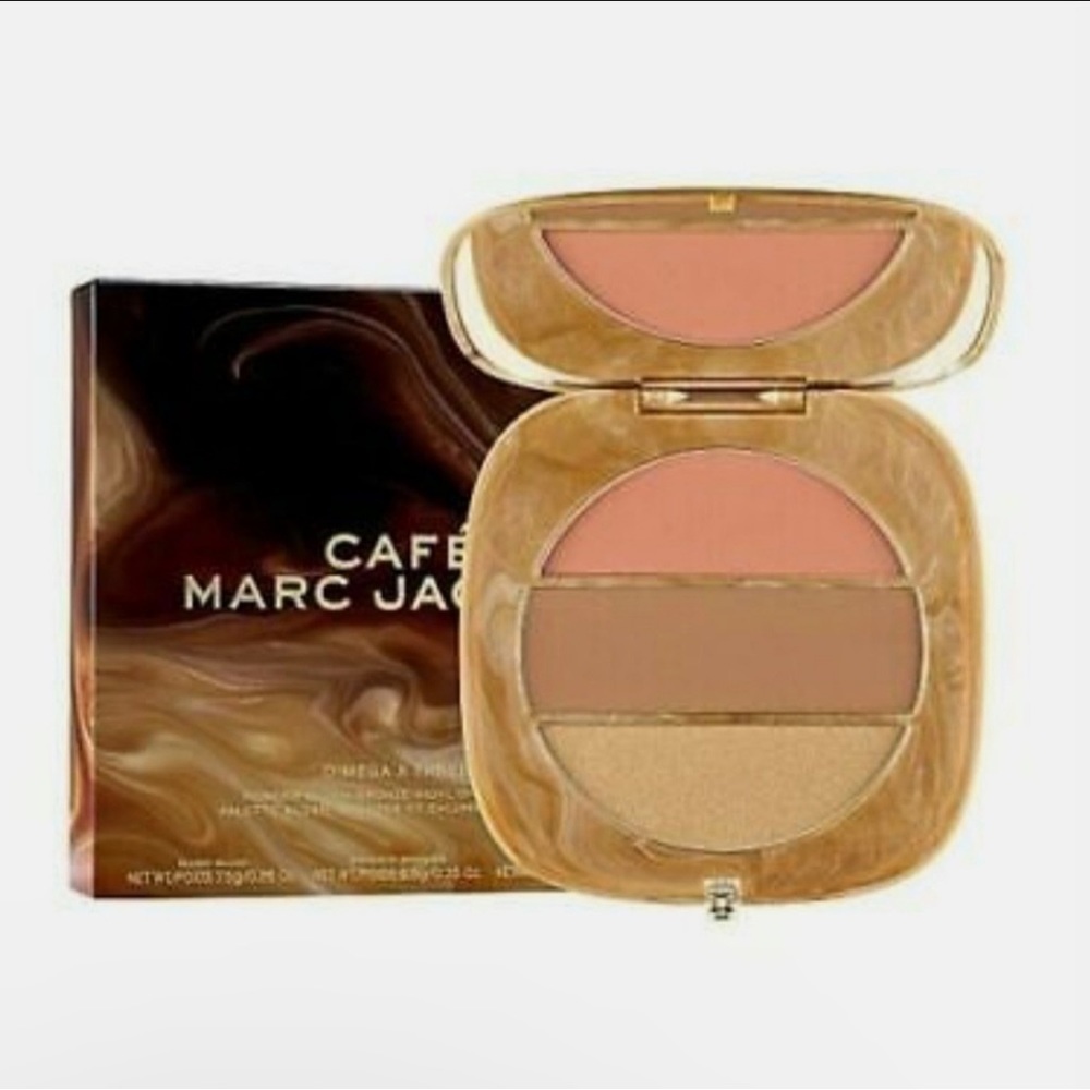 Marc Jacobs O!Mega Blush Bronzer Highlighter Palette 200 Tan-Tastic - New in Box